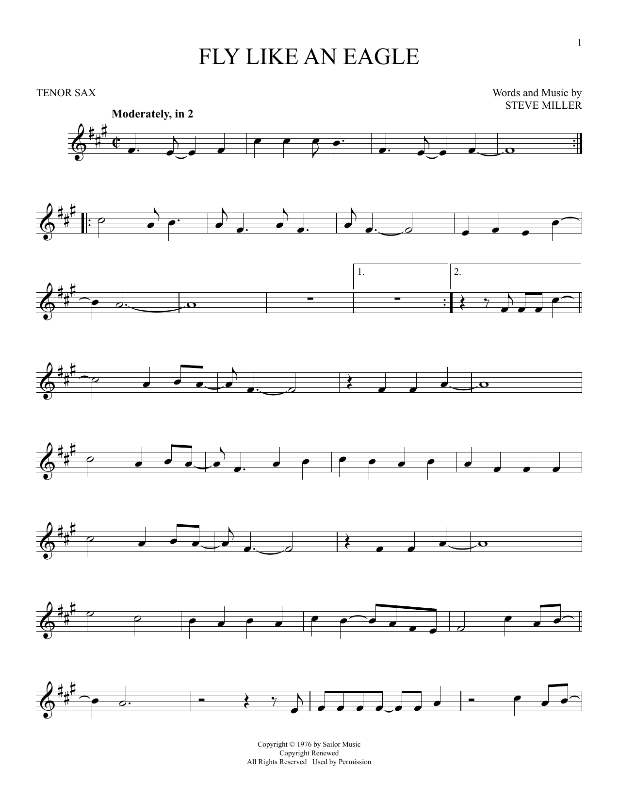 Product gallery: Page 1 of 1 Fly Like An Eagle, Steve Miller Band