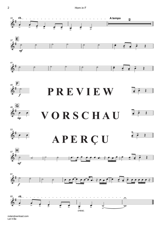 Produktgalerie: Seite 15 von 19 Let It Be , Beatles, The, (Holzbläser Quintett)