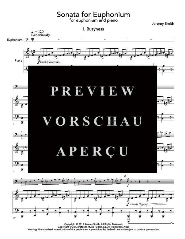 Product gallery: Page 5 of 11 Concerto, , (euphonium and piano)