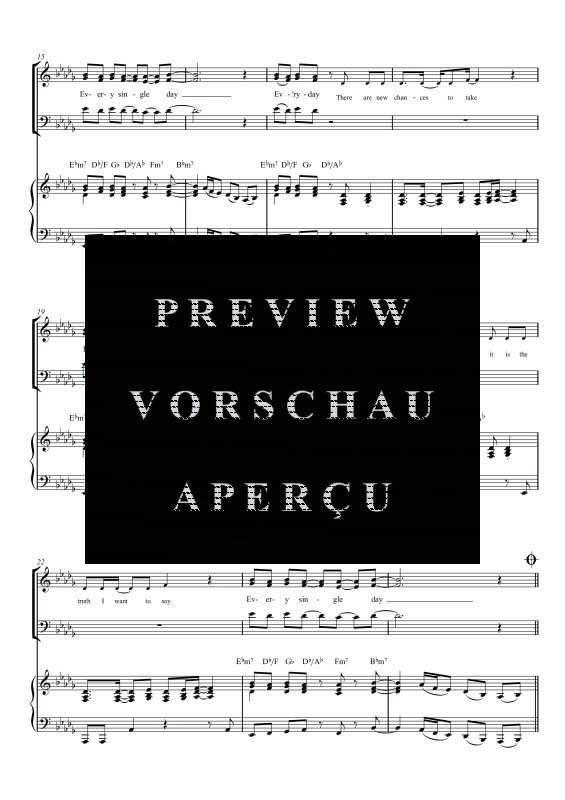 gallery: Ev´ryday, , Gemischter Chor SAM/Solo opt. und Klavier