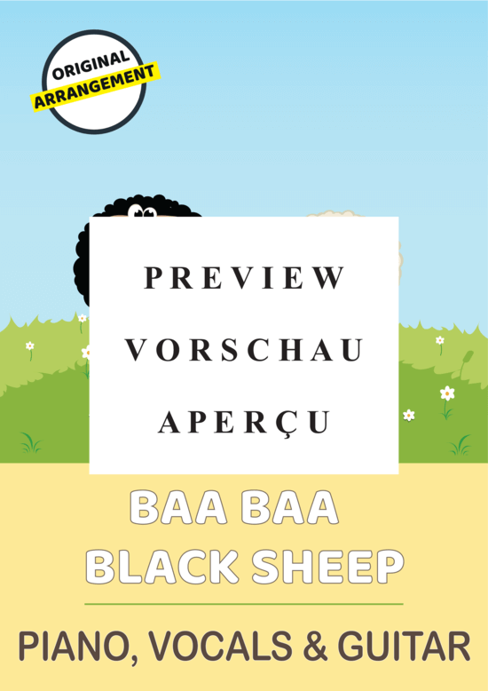 Produktgalerie: Seite 2 von 5 Baa Baa Black Sheep, , (Gesang + Klavier, Gitarre)