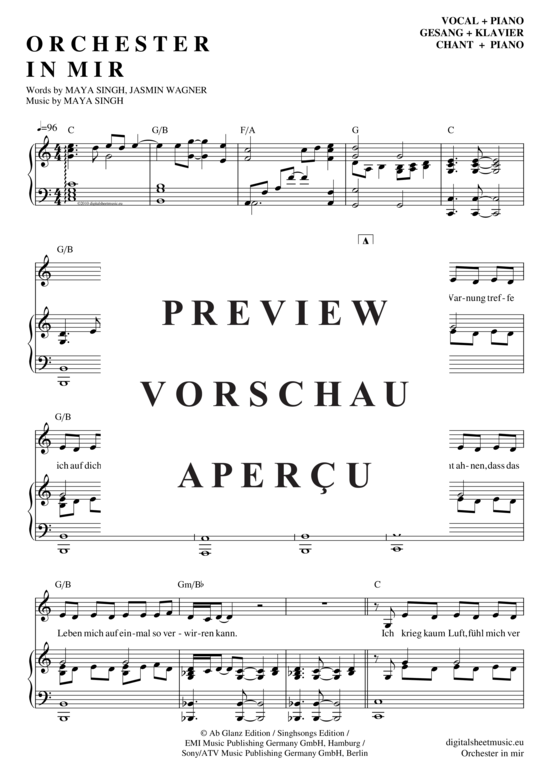 gallery: Orchester in mir , Saphir, (Klavier+Gesang)