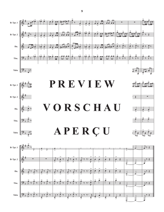 Produktgalerie: Seite 11 von 21 Morning, Noon and Nightin Vienna (Overture) , ,  (Blechbläserquintett)