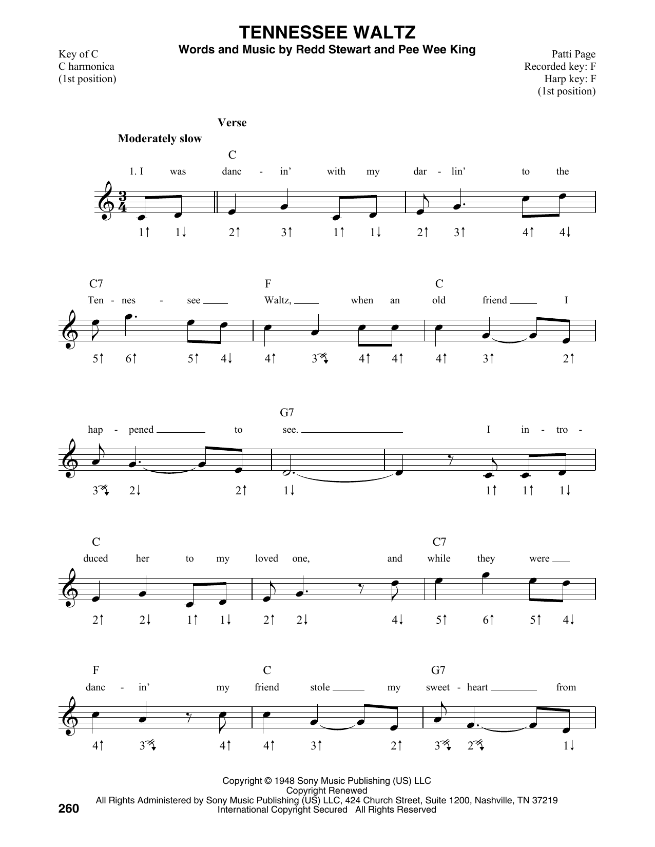 Product gallery: Page 1 of 1 Tennessee Waltz, Patti Page