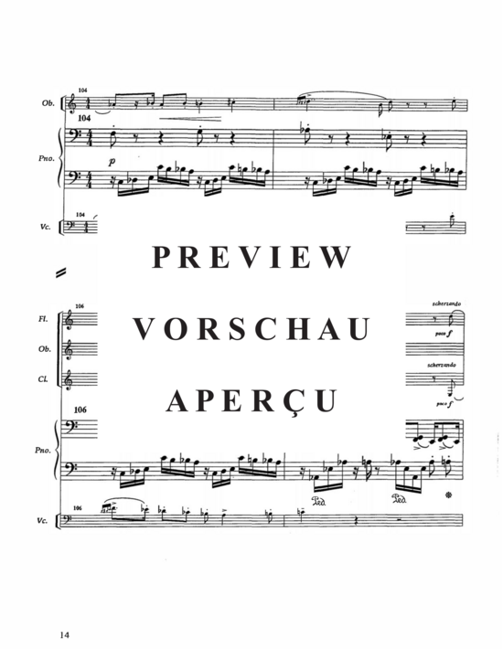 Product gallery: Page 17 of 21 Short Story , , (flute, clarinet, oboe, cello and piano)
