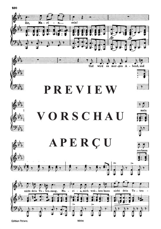 Product gallery: Page 3 of 8 Normanns Gesang D.846, , High Voice and Piano