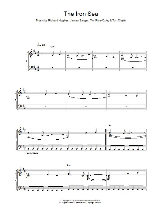 Produktgalerie: Seite 1 von 1 The Iron Sea, Keane, Gesang, Gitarre, Klavier