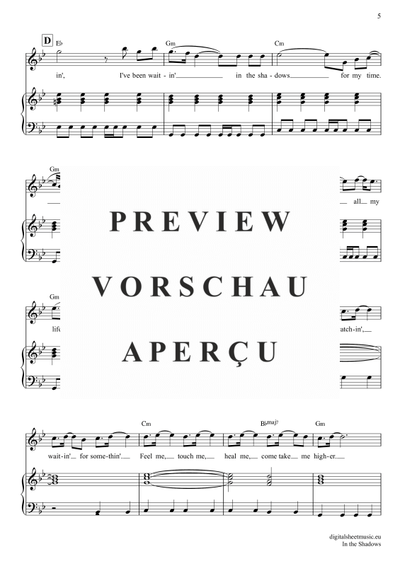 gallery: In The Shadows, Rasmus, Gesang mit Klavierbegleitung