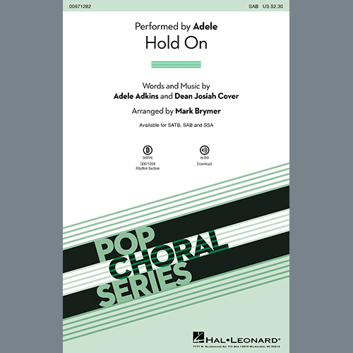 cover: Hold On (arr. Mark Brymer), Adele