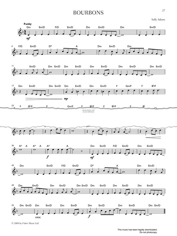 Produktgalerie: Seite 1 von 1 Bourbons, Sally Adams, Trompete