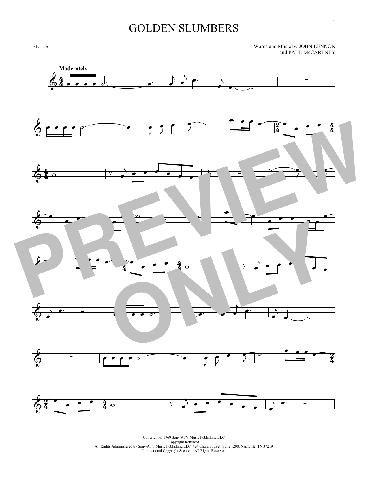 Produktbild zu:  Golden Slumbers - The Beatles