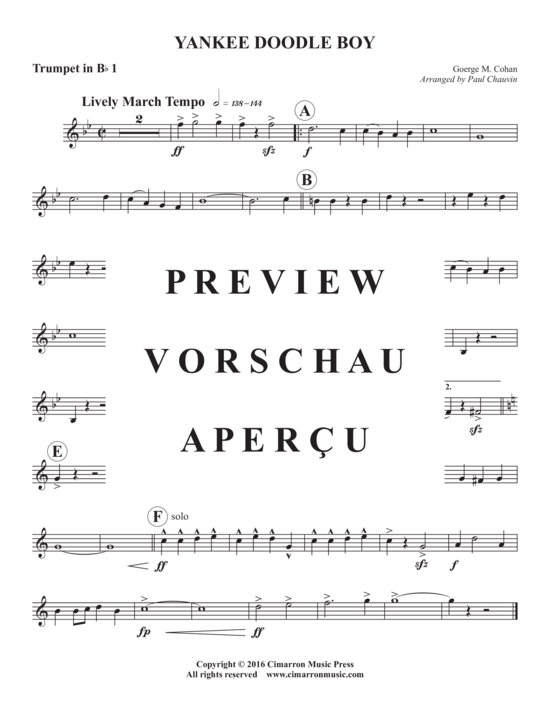 Produktgalerie: Seite 5 von 9 Yankee Doodle Boy , , (Blechbläserquintett)