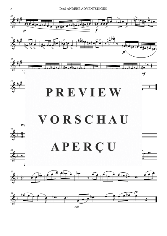 Product gallery: Page 9 of 11 Das andere Adventsingen, , (Mixed ensemble woodwinds, piano and percussion)