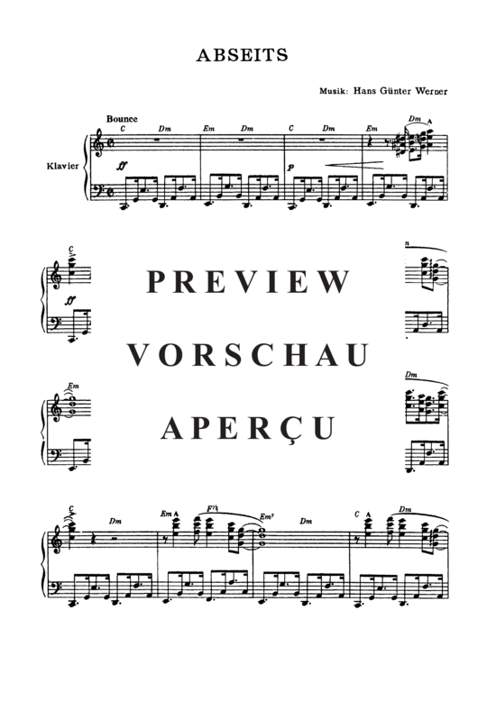 Product gallery: Page 4 of 4 Abseits , , Piano and Voice