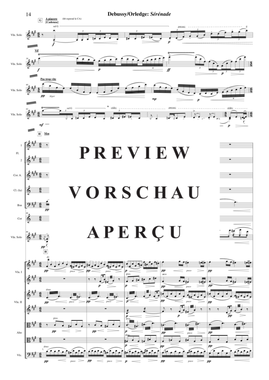Product gallery: Page 19 of 21 Sérénade for violin and 17 instruments , , (Ensemble + Solo Violin)
