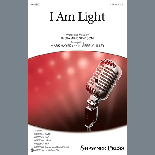 Produktbild zu: I Am Light (arr. Mark Hayes and Kimberly Lilley)