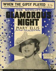 cover: When The Gypsy Played (from 'Glamorous Night'), Ivor Novello, Gesang, Klavier
