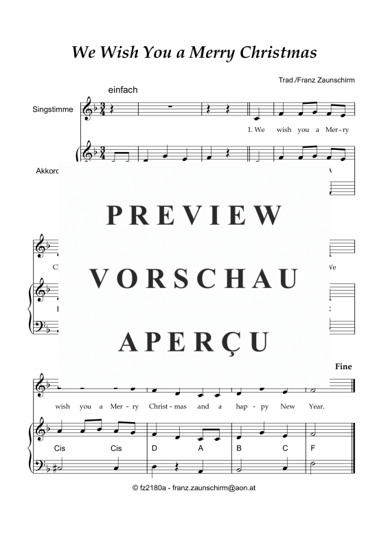 Product gallery: Page 2 of 5 We Wish You a Merry Christmas, , Accordion and vocals