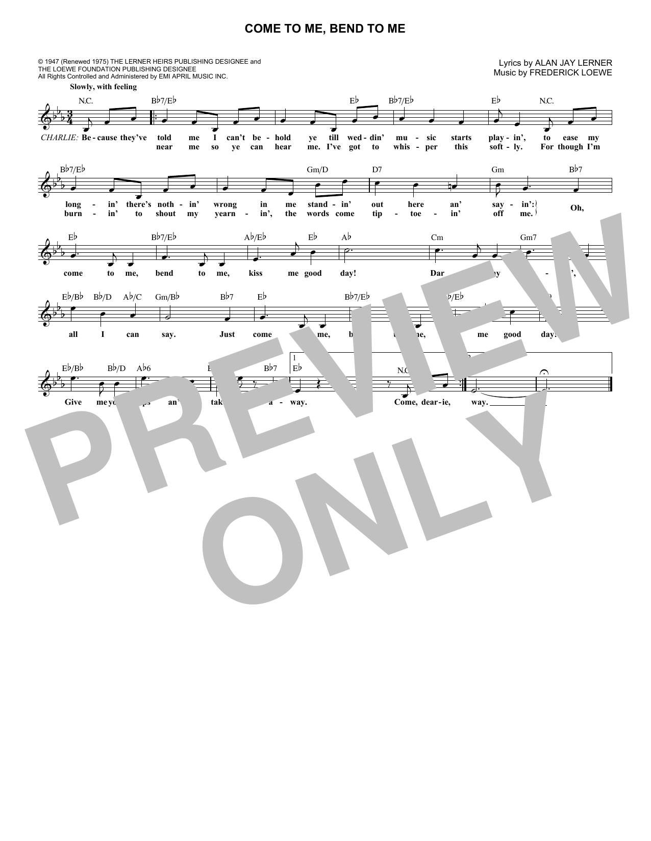 Produktbild zu: Come To Me, Bend To Me