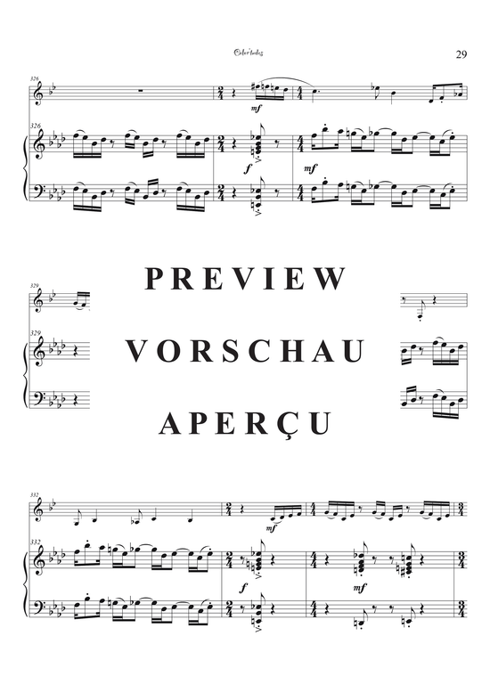 Product gallery: Page 31 of 44 Color´tudes - Five Attitudinal Colors , , (bass clarinet + piano)