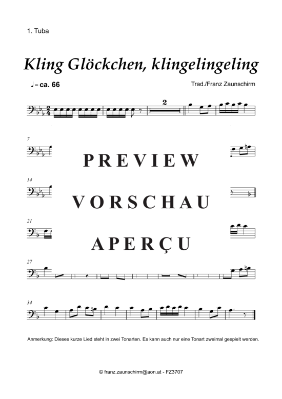 Product gallery: Page 4 of 7 Kling, Glöckchen kling , , (Tuba Quartet)