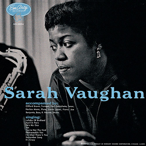 cover: Lullaby Of Birdland, Sarah Vaughan, Gesang, Klavier