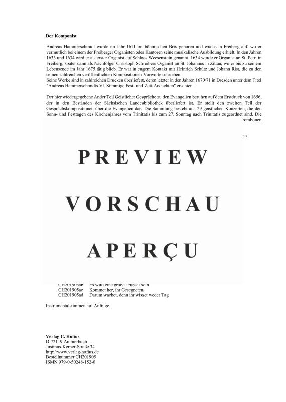 Produktgalerie: Seite 5 von 11 Ander Teil Geistlicher Gespräche über die Evangelia - Von Trinitatis bis 27. Sonntag nach Trinitatis, , (Gemischter Chor, Instrumente, Basso Continuo)