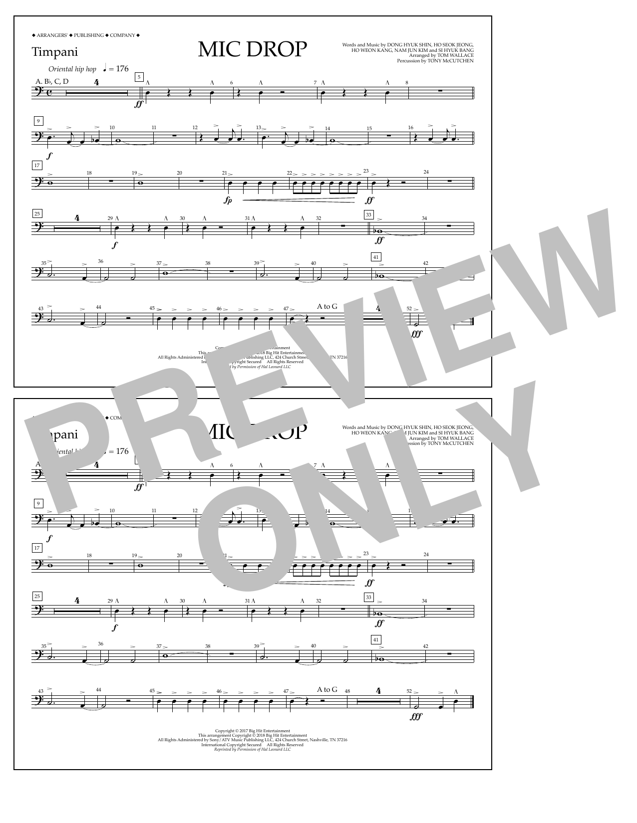Product picture to: Mic Drop - Timpani