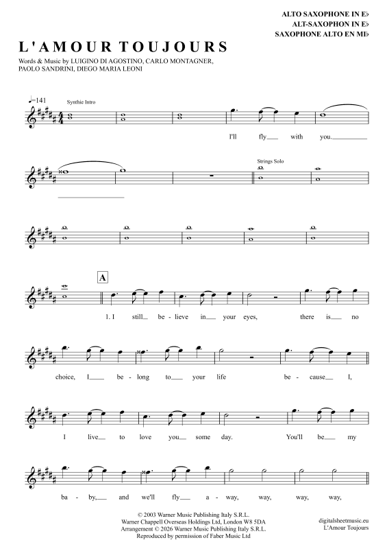 Produktbild zu: L'Amour ToujoursGigi D'Agostino