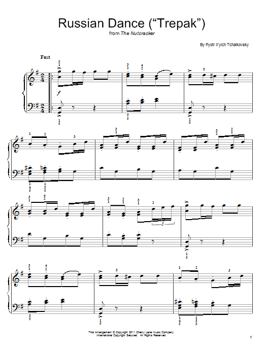 Produktbild zu: Russian Dance (Trepak) (from The Nutcracker)
