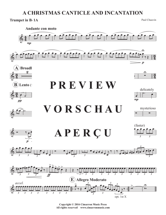 Produktgalerie: Seite 7 von 16 Christmas Canticle , , (Doppeltes Blechbläserquintett)