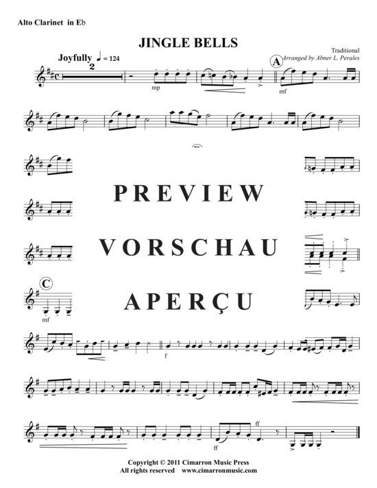 Produktgalerie: Seite 4 von 9 Jingle Bells , , (Klarinetten-Chor)