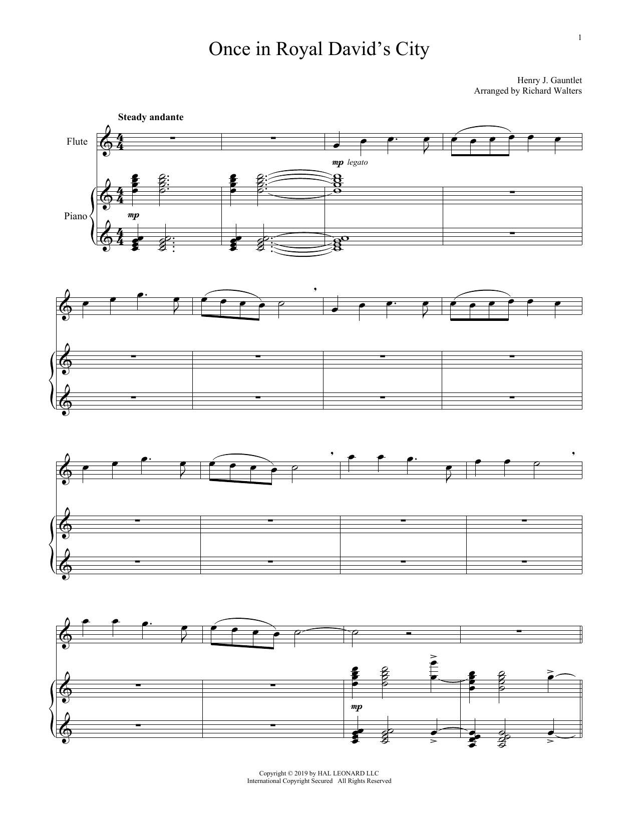 Produktbild zu: Once In Royal David's City