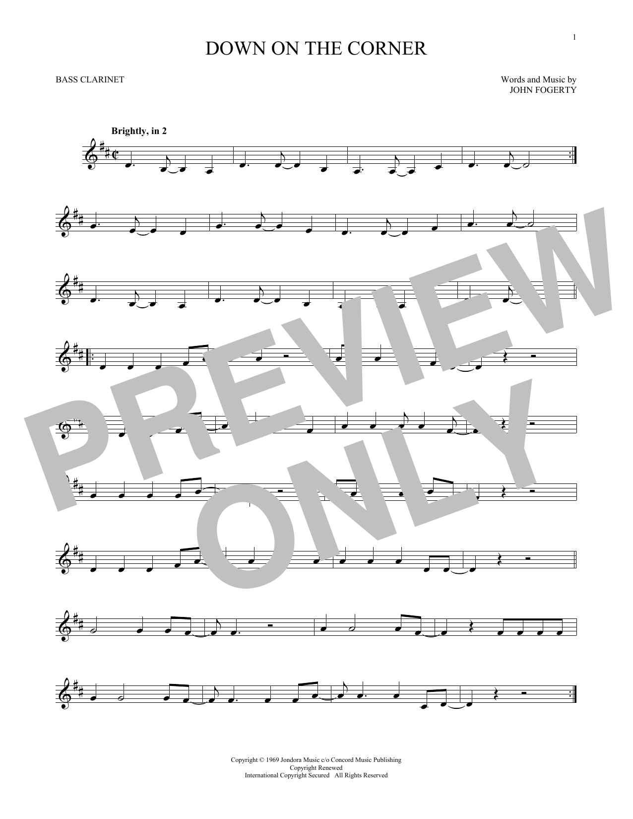 Product gallery: Page 1 of 1 Down On The Corner, Creedence Clearwater Revival