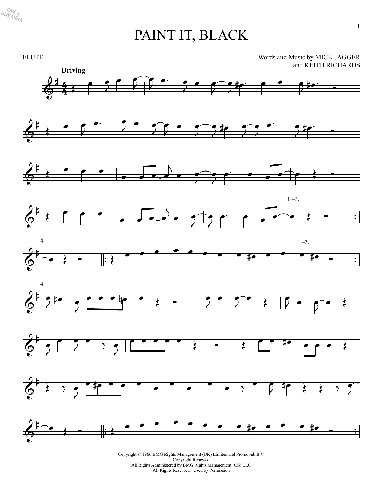 Product gallery: Page 1 of 1 Paint It, Black, The Rolling Stones