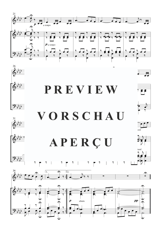 Product gallery: Page 3 of 5 Wie mein Ahnl zwanzig Jahr (Lied aus „Der Vogelhändler”), , Solo and Trombone Choir