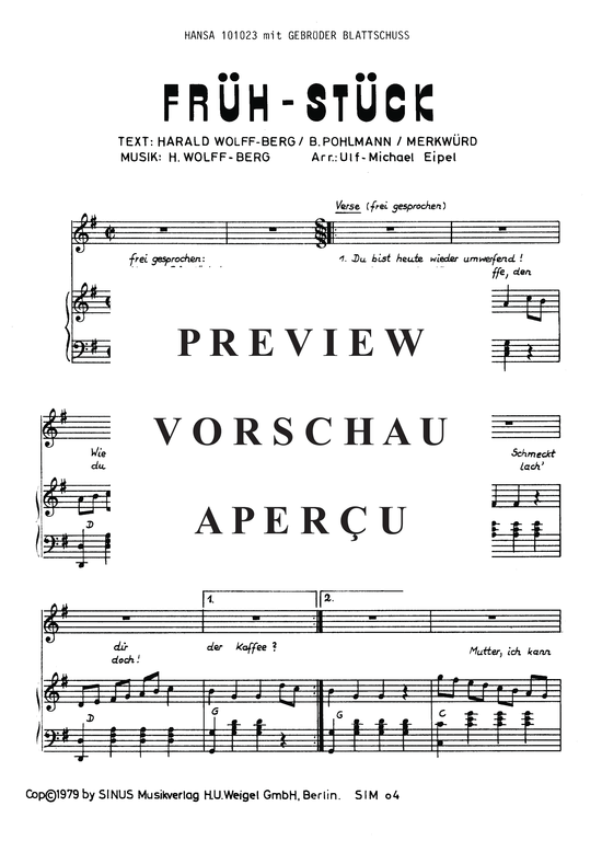 gallery: Früh-Stück , Blattschuss, 	Gebrüder, (Klavier + Gesang)