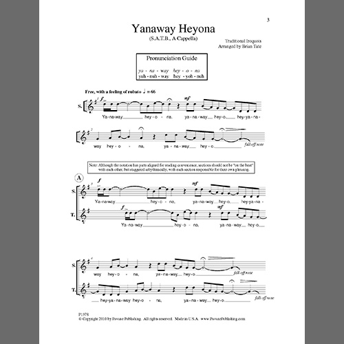 cover: Yanaway Heyona, Brian Tate, Chor