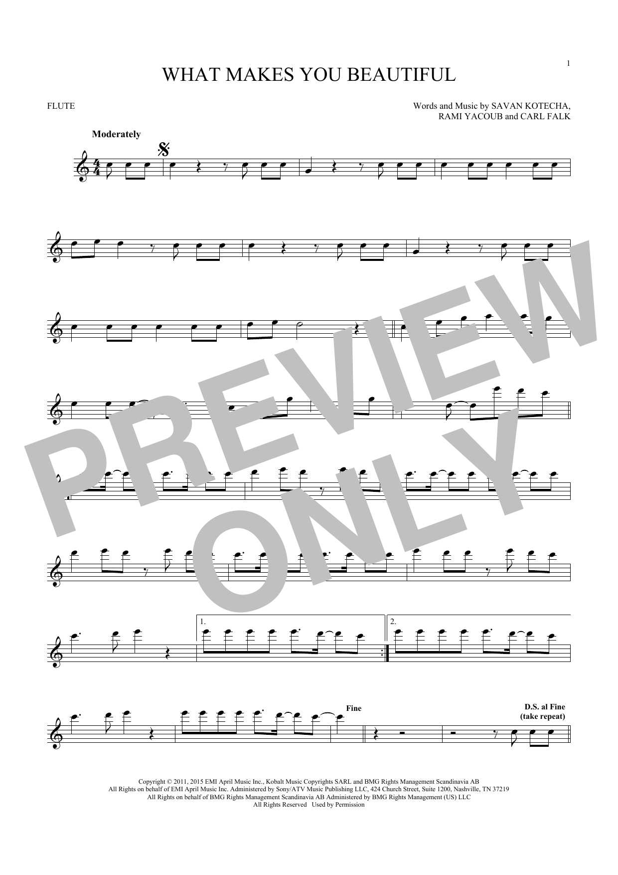Product gallery: Page 1 of 1 What Makes You Beautiful, One Direction