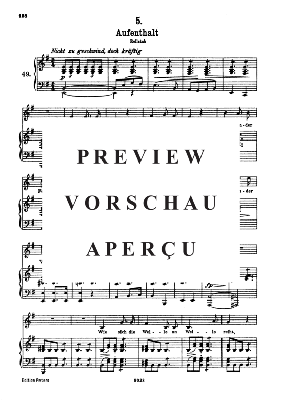 Product gallery: Page 2 of 5 Aufenthalt D 957-5 (Schwanengesang), , High Voice and Piano