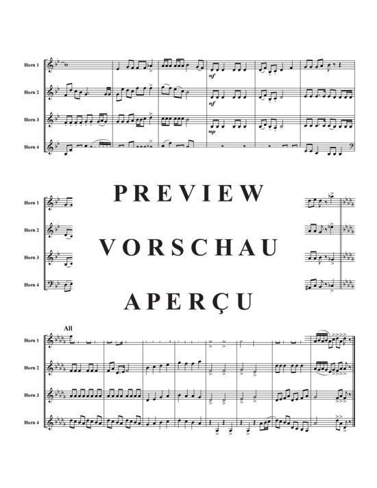 Produktgalerie: Seite 3 von 18 Weihnachtsvergnügen Teil 4 , , (Hornquartett)