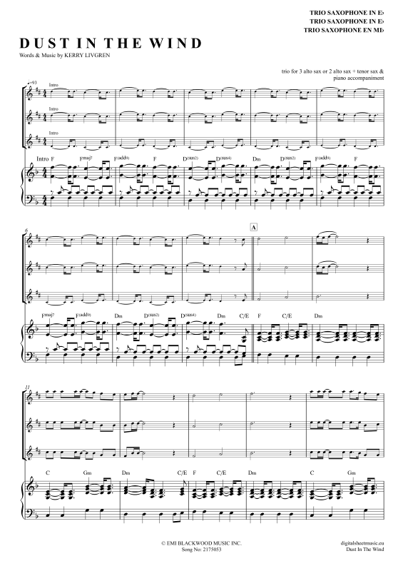 Product picture to: Dust In The WindKansas