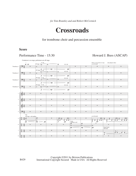 Product picture to: Crossroads Howard J. Buss 