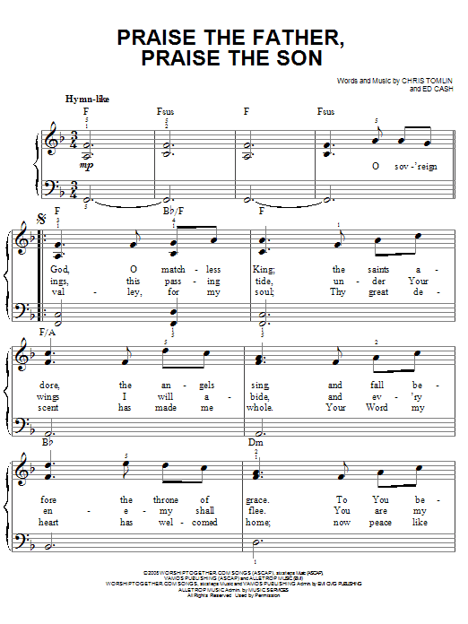 Produktbild zu: Praise The Father, Praise The Son