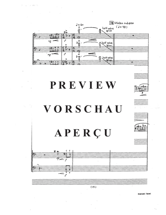 Product gallery: Page 17 of 21 Suite for Five Euphoniums , , (Euphonium Quintet)