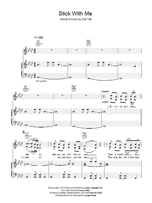 Produktgalerie: Seite 1 von 1 Stick With Me Baby, Robert Plant & Alison Krauss, Gesang, Gitarre, Klavier