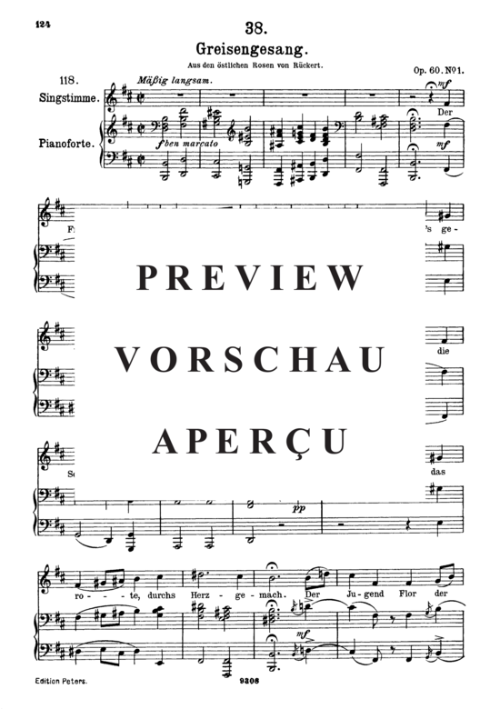gallery: Greisengesang D.778 , , (Gesang hoch + Klavier)