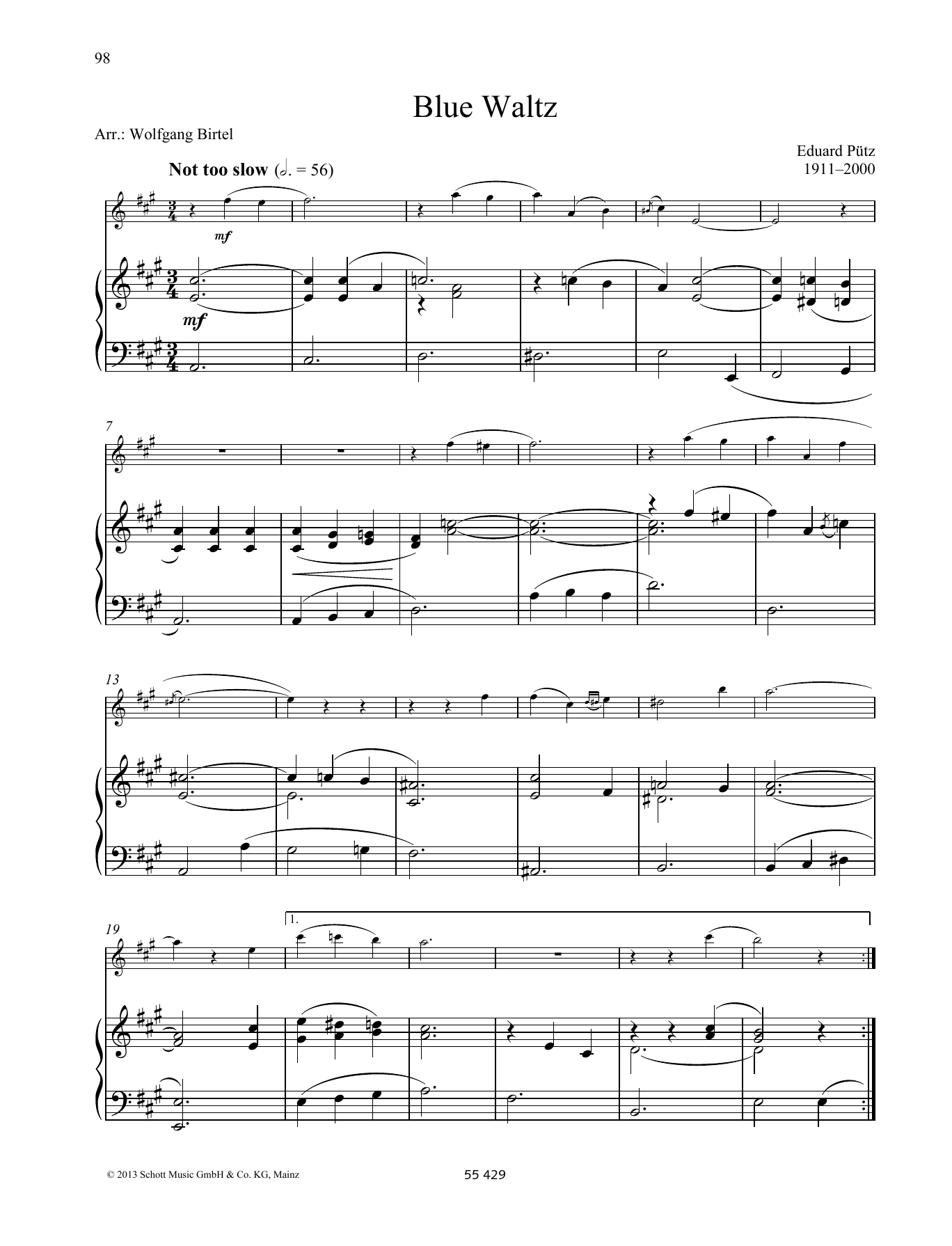 Produktbild zu: Blue Waltz