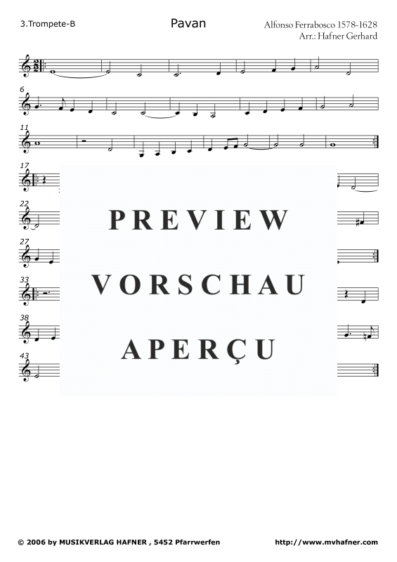 Produktgalerie: Seite 11 von 11 Pavan, , (Blechbläser Quintett)