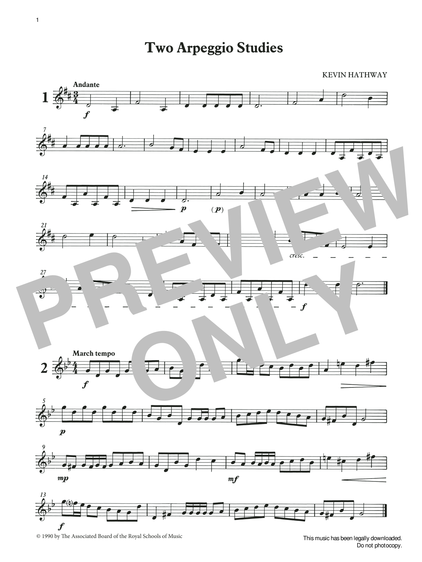 Produktgalerie: Seite 1 von 1 Two Arpeggio Studies from Graded Music for Tuned Percussion, Book I, Ian Wright and Kevin Hathaway, Percussion